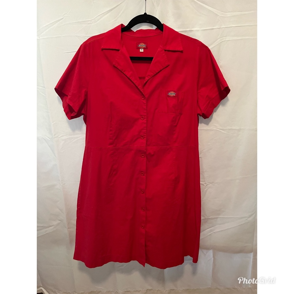 Dickies Vintage Red Waitress Dress